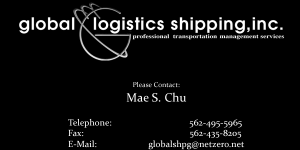 Global Logistics Shipping